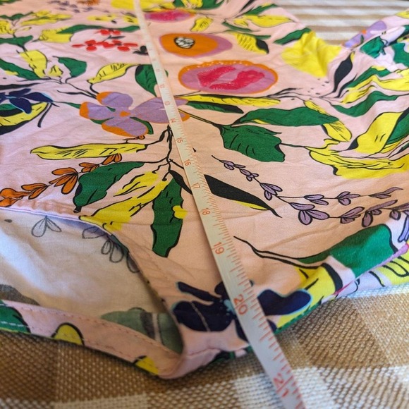 TCEC women's large EUC modern floral puff sleeves blouse - Picture 7 of 7